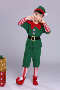 Family Christmas Little Elf Costume