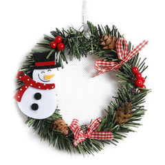 Christmas Wreath Wood Decor