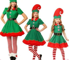 Family Christmas Little Elf Costume