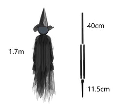 Scary Halloween Witch Decoration