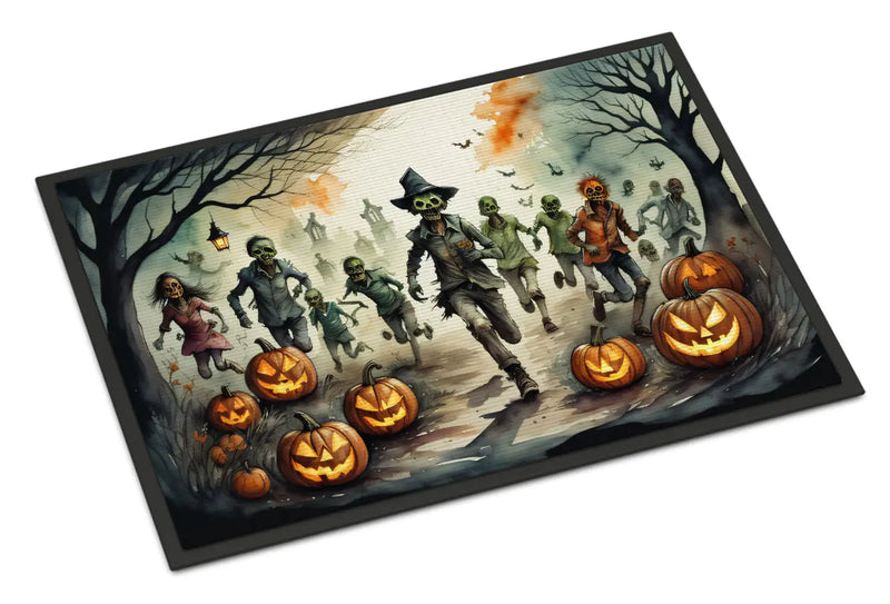 Zombies Spooky Halloween Doormat