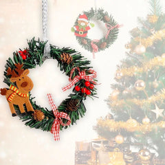 Christmas Wreath Wood Decor