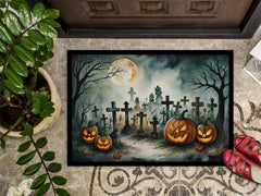 Graveyard Spooky Halloween Doormat