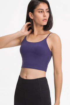 Millennia Feel Like Skin Scoop Neck Sports Cami