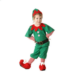 Family Christmas Little Elf Costume