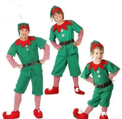 Family Christmas Little Elf Costume