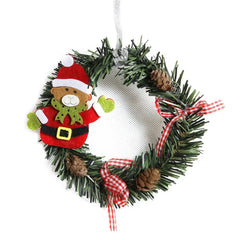 Christmas Wreath Wood Decor