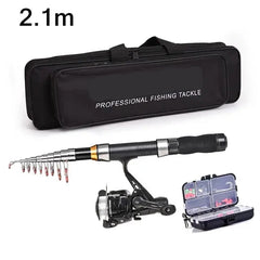 Telescopic Fishing Rod Combo