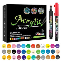 36 Colors Acrylic Paint Pens