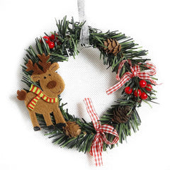 Christmas Wreath Wood Decor