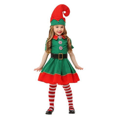 Family Christmas Little Elf Costume